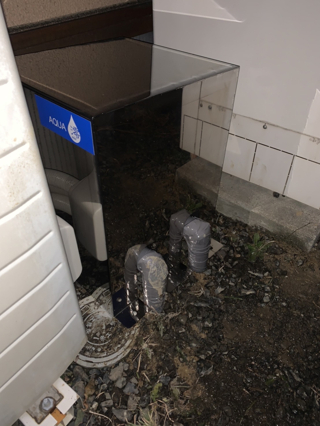 A様邸　オール浄水器システム設置・配管洗浄完了致しました。（カバー有）